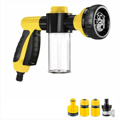 Pet Dog Wash Outdoor, High-Pressure Pet Shower Sprayer Dog Shower Brush And Pet Grooming, Car Washing, Pet Bathing